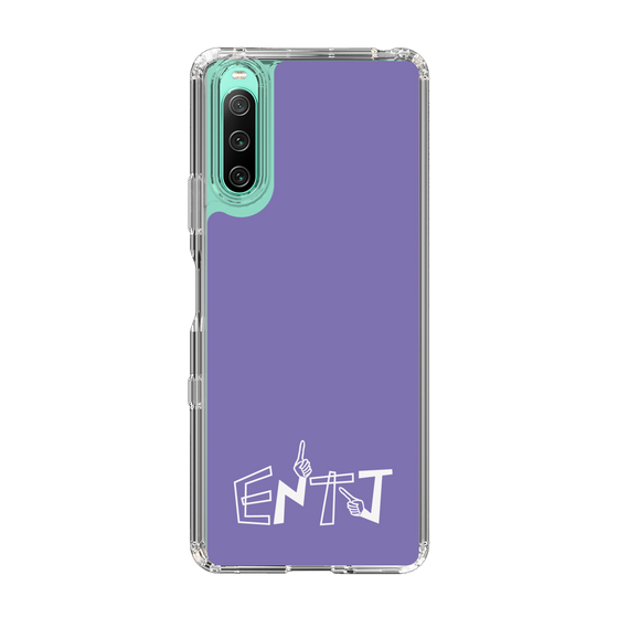Slim Protection Case［ オリジナル - ENTJ 指揮官 - アルファベット - Purple ］