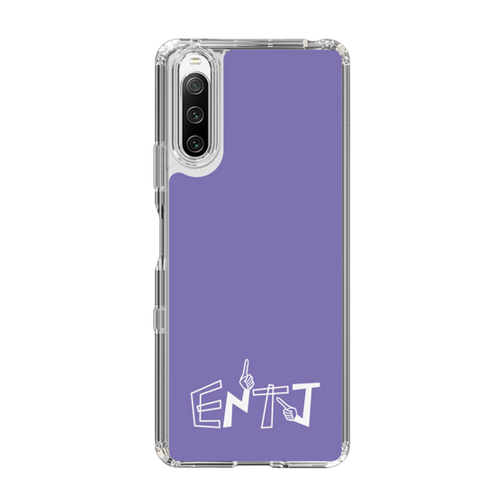 Slim Protection Case［ オリジナル - ENTJ 指揮官 - アルファベット - Purple ］
