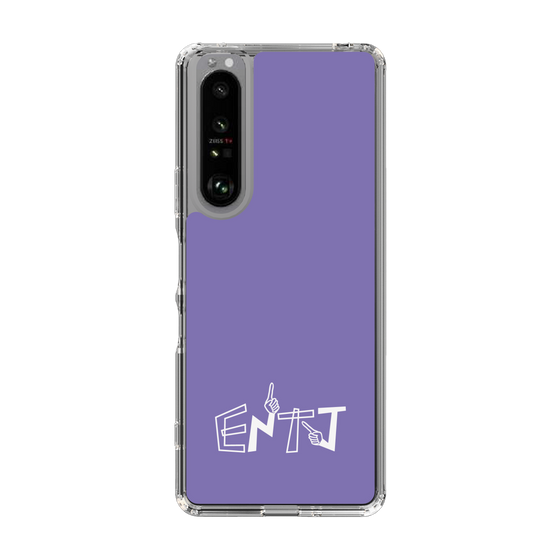 Slim Protection Case［ オリジナル - ENTJ 指揮官 - アルファベット - Purple ］