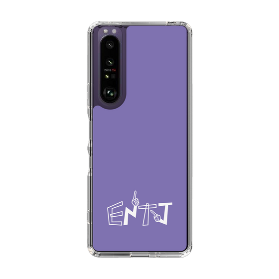 Slim Protection Case［ オリジナル - ENTJ 指揮官 - アルファベット - Purple ］