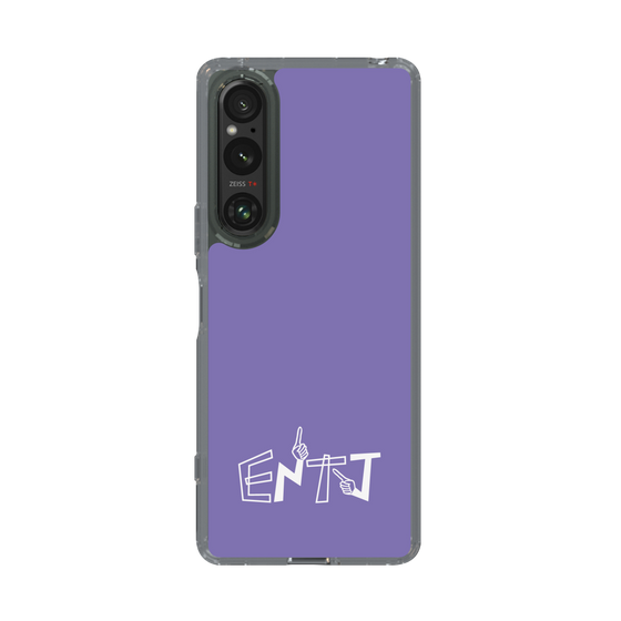 Slim Protection Case［ オリジナル - ENTJ 指揮官 - アルファベット - Purple ］