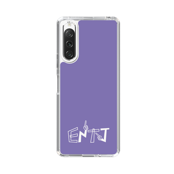 Slim Protection Case［ オリジナル - ENTJ 指揮官 - アルファベット - Purple ］