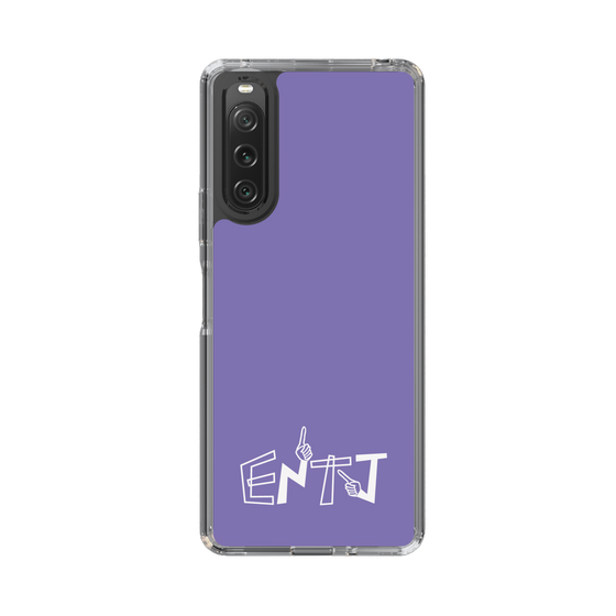Slim Protection Case［ オリジナル - ENTJ 指揮官 - アルファベット - Purple ］