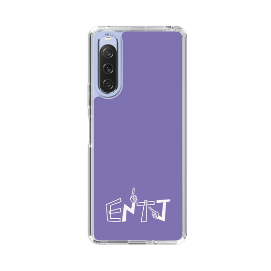 Slim Protection Case［ オリジナル - ENTJ 指揮官 - アルファベット - Purple ］