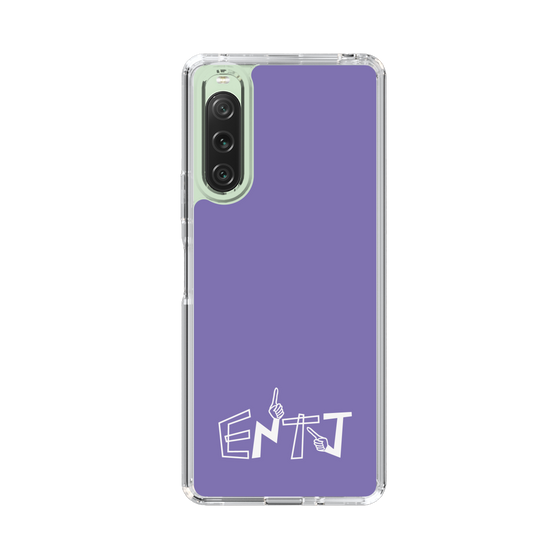 Slim Protection Case［ オリジナル - ENTJ 指揮官 - アルファベット - Purple ］