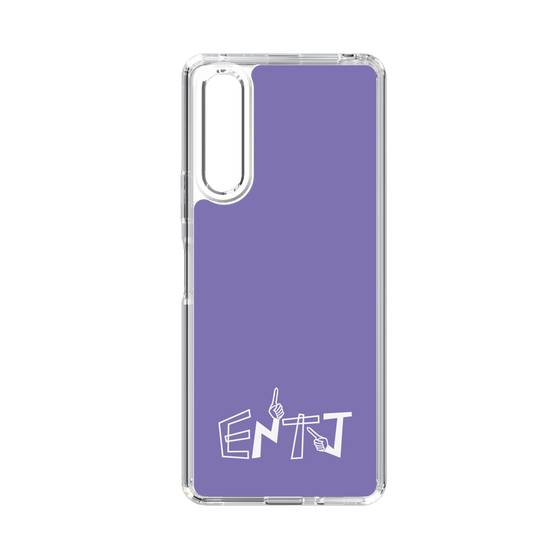 Slim Protection Case［ オリジナル - ENTJ 指揮官 - アルファベット - Purple ］