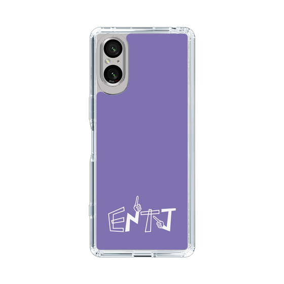 Slim Protection Case［ オリジナル - ENTJ 指揮官 - アルファベット - Purple ］
