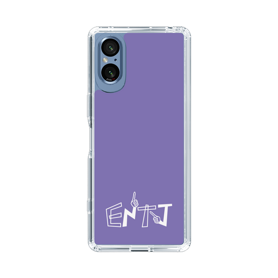 Slim Protection Case［ オリジナル - ENTJ 指揮官 - アルファベット - Purple ］