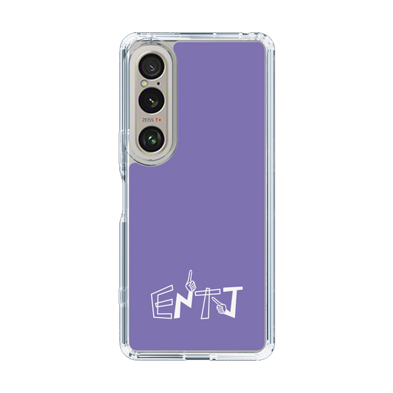 Slim Protection Case［ オリジナル - ENTJ 指揮官 - アルファベット - Purple ］