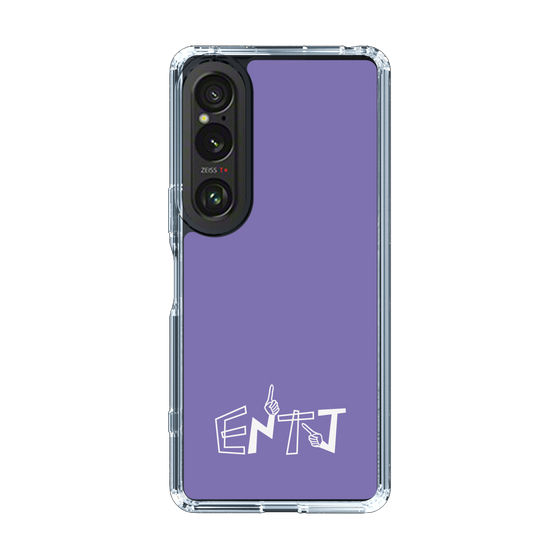 Slim Protection Case［ オリジナル - ENTJ 指揮官 - アルファベット - Purple ］