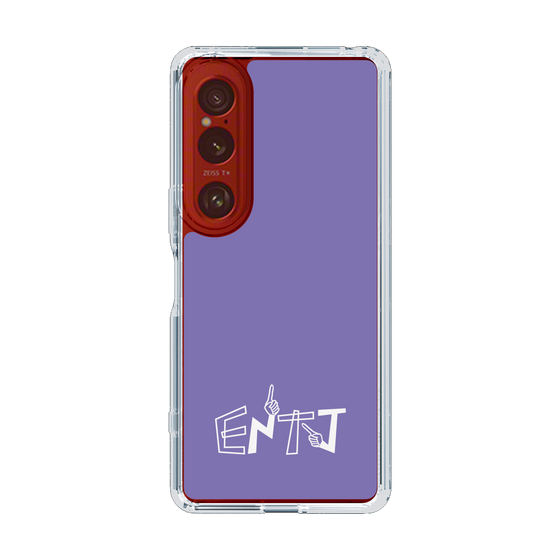 Slim Protection Case［ オリジナル - ENTJ 指揮官 - アルファベット - Purple ］