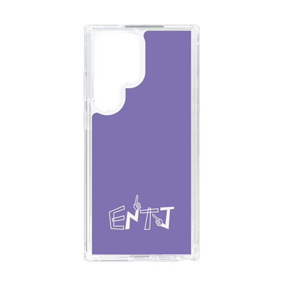 Slim Protection Case［ オリジナル - ENTJ 指揮官 - アルファベット - Purple ］