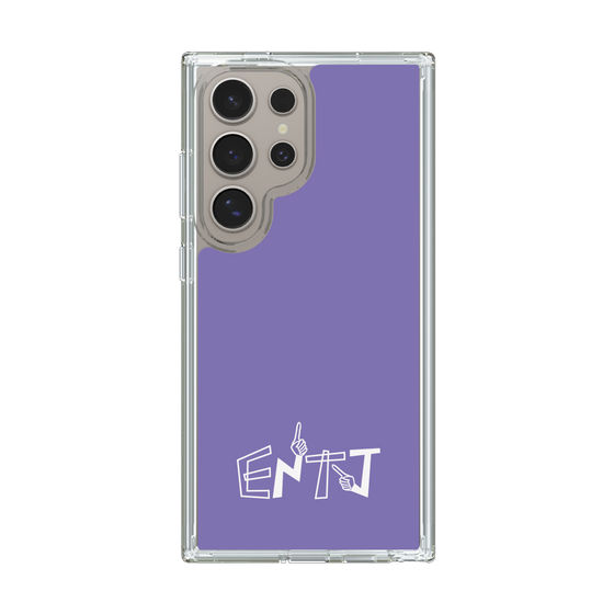 Slim Protection Case［ オリジナル - ENTJ 指揮官 - アルファベット - Purple ］