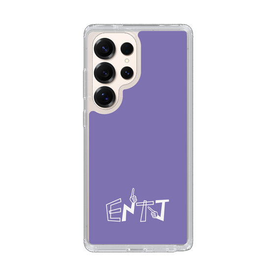 Slim Protection Case［ Original - ENTJ Commander - Alphabet - Purple ］