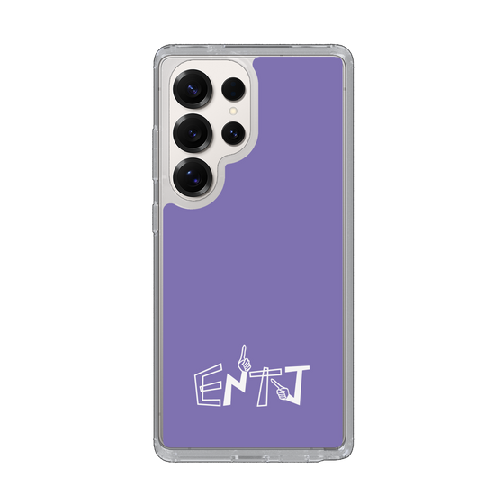 Slim Protection Case［ Original - ENTJ Commander - Alphabet - Purple ］