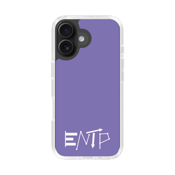 Slim Protection Case［ オリジナル - ENTP 討論者 - アルファベット - Purple ］