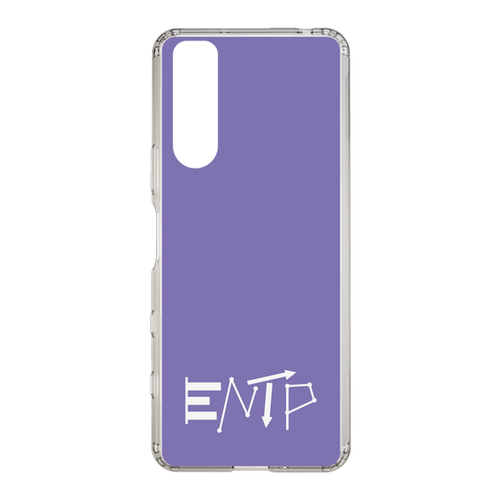 Slim Protection Case［ オリジナル - ENTP 討論者 - アルファベット - Purple ］