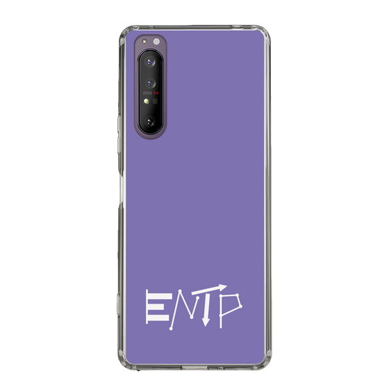 Slim Protection Case［ オリジナル - ENTP 討論者 - アルファベット - Purple ］