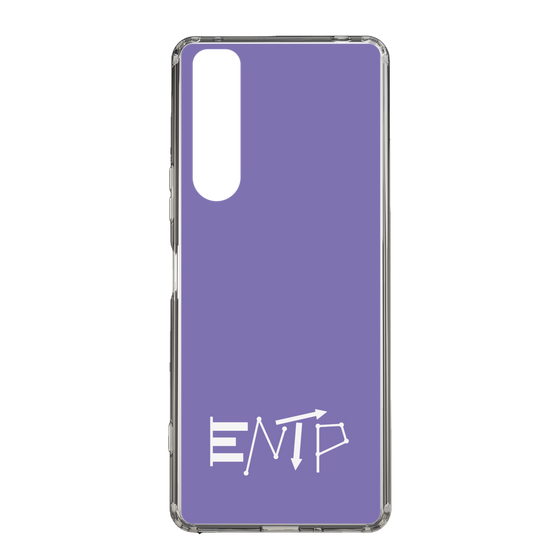 Slim Protection Case［ オリジナル - ENTP 討論者 - アルファベット - Purple ］