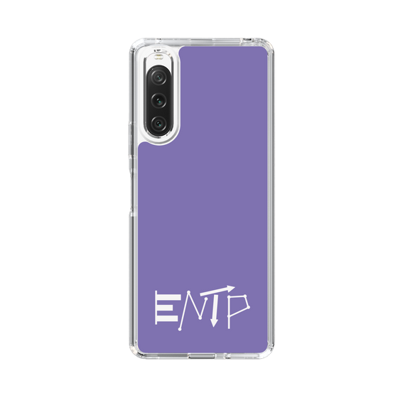 Slim Protection Case［ オリジナル - ENTP 討論者 - アルファベット - Purple ］
