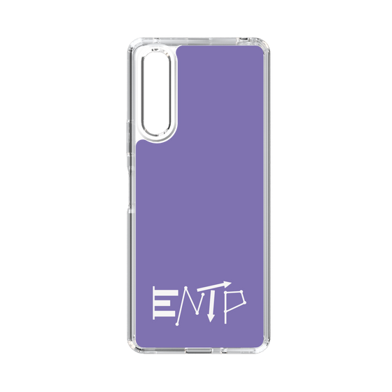Slim Protection Case［ オリジナル - ENTP 討論者 - アルファベット - Purple ］
