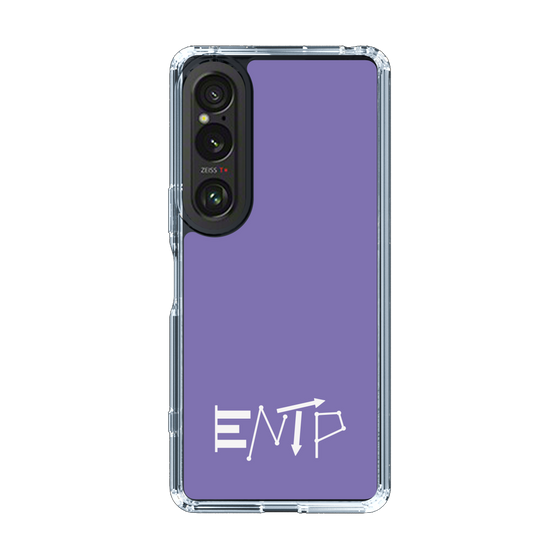 Slim Protection Case［ オリジナル - ENTP 討論者 - アルファベット - Purple ］