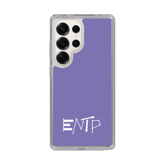 Slim Protection Case［ Original - ENTP Debater - Alphabet - Purple ］