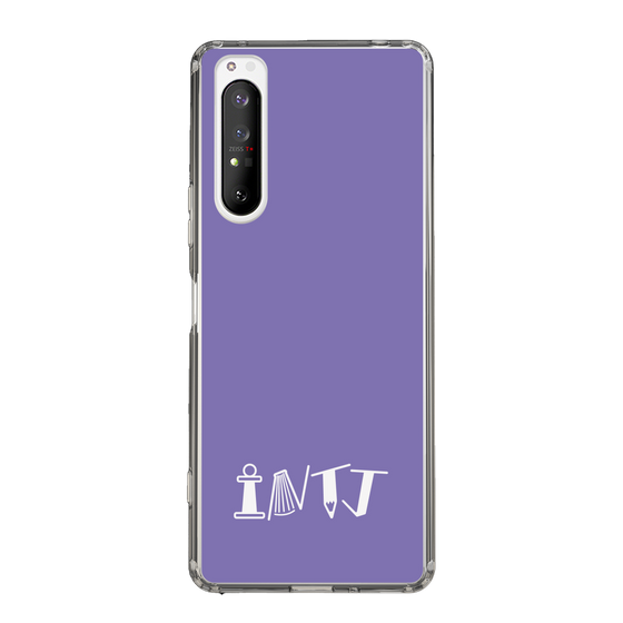 Slim Protection Case［ オリジナル - INTJ 建築家 - アルファベット - Purple ］