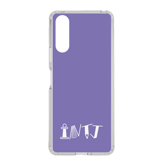 Slim Protection Case［ オリジナル - INTJ 建築家 - アルファベット - Purple ］
