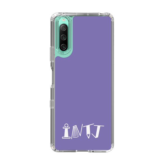 Slim Protection Case［ オリジナル - INTJ 建築家 - アルファベット - Purple ］