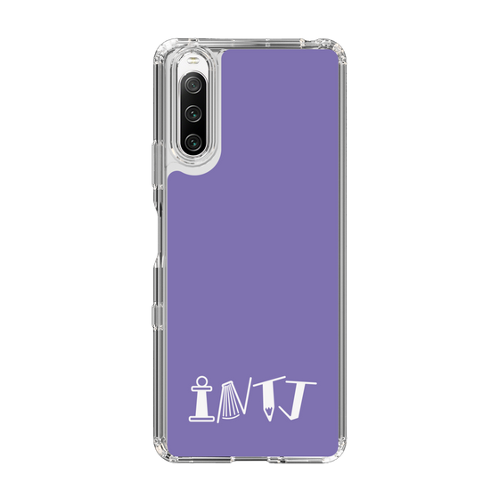 Slim Protection Case［ オリジナル - INTJ 建築家 - アルファベット - Purple ］