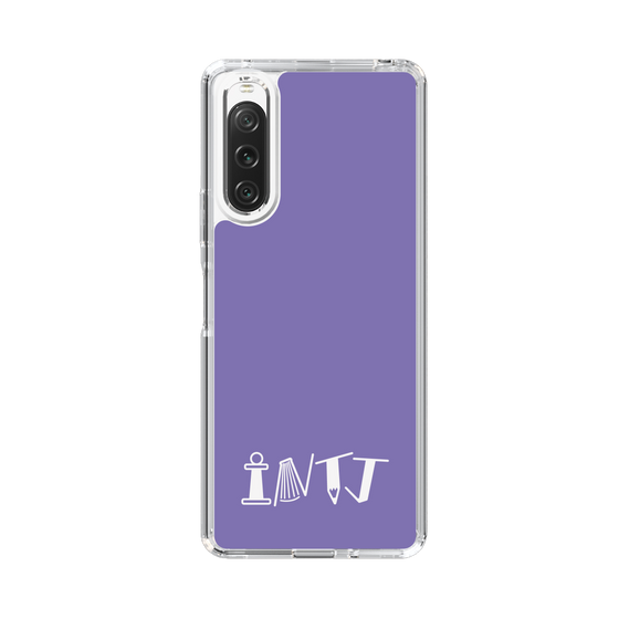 Slim Protection Case［ オリジナル - INTJ 建築家 - アルファベット - Purple ］