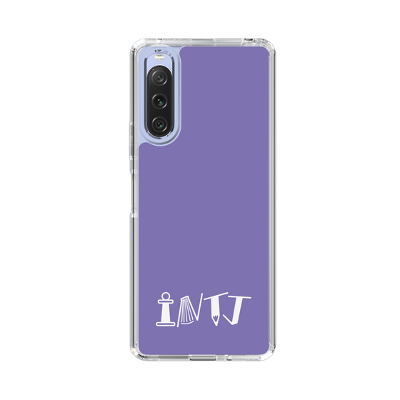 Slim Protection Case［ オリジナル - INTJ 建築家 - アルファベット - Purple ］