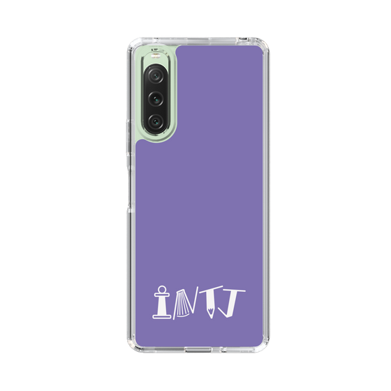 Slim Protection Case［ オリジナル - INTJ 建築家 - アルファベット - Purple ］