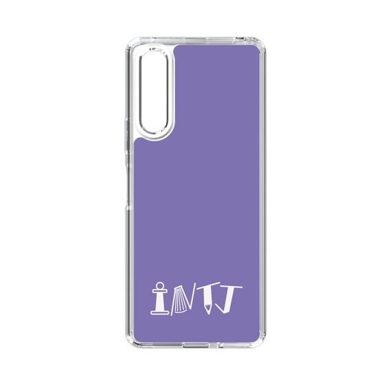 Slim Protection Case［ オリジナル - INTJ 建築家 - アルファベット - Purple ］