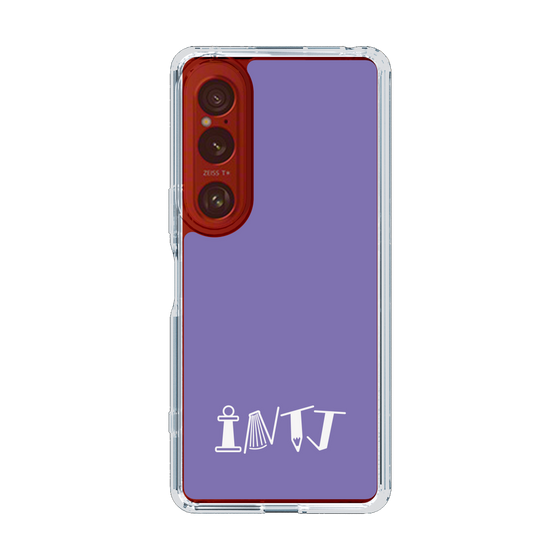 Slim Protection Case［ オリジナル - INTJ 建築家 - アルファベット - Purple ］