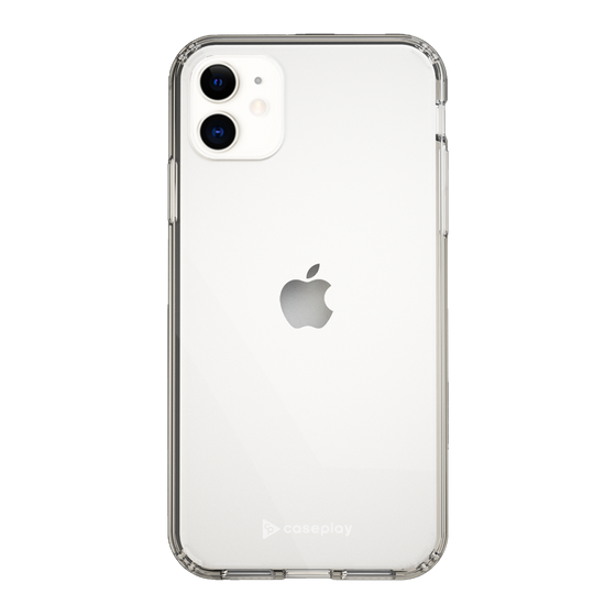 Slim Protection Case［ オリジナル - caseplayロゴ - ホワイト/A ］