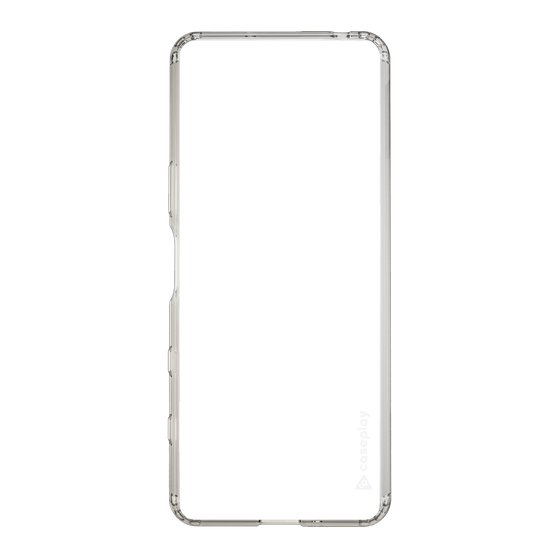 Slim Protection Case［ オリジナル - caseplayロゴ - ホワイト/B ］