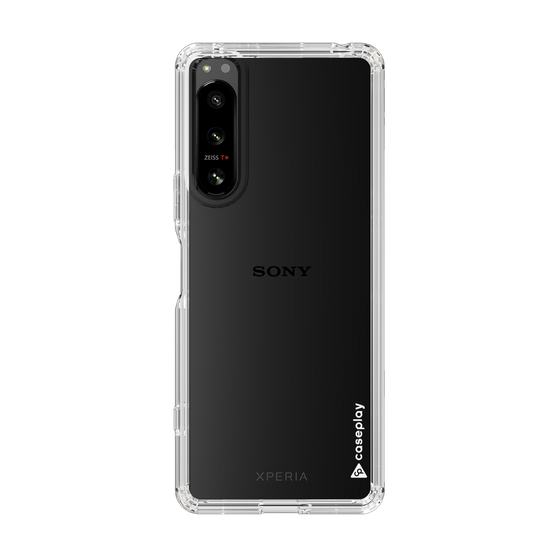 Slim Protection Case［ オリジナル - caseplayロゴ - ホワイト/B ］