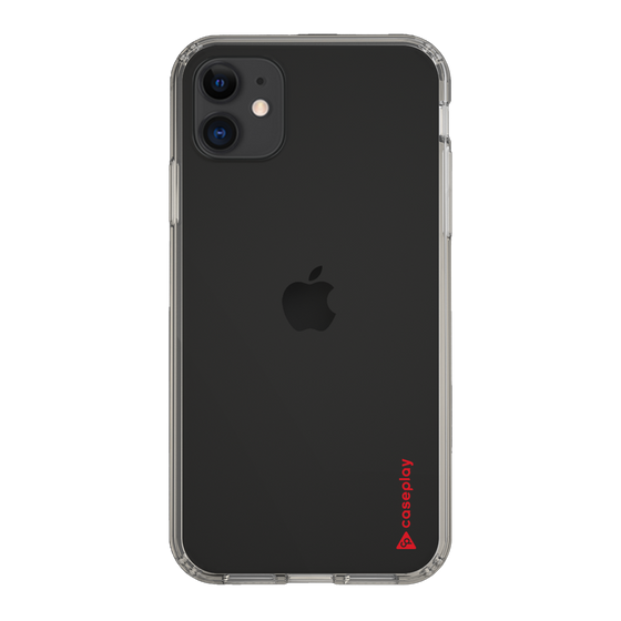 Slim Protection Case［ オリジナル - caseplayロゴ - レッド/B ］