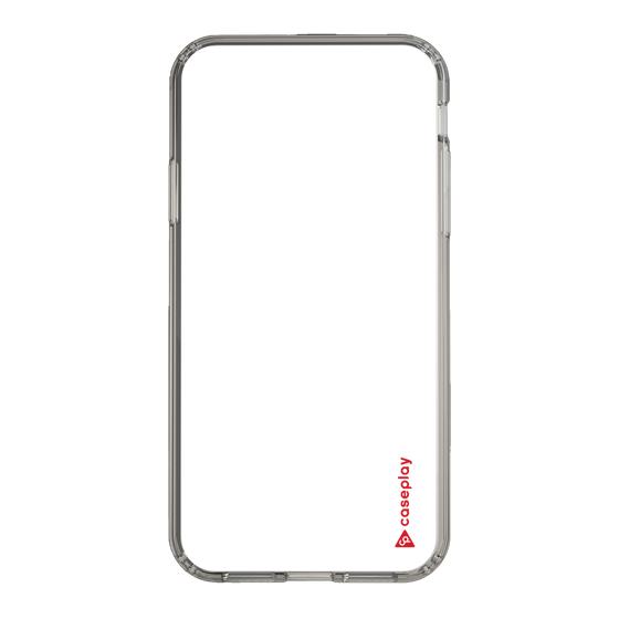 Slim Protection Case［ オリジナル - caseplayロゴ - レッド/B ］