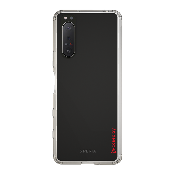 Slim Protection Case［ オリジナル - caseplayロゴ - レッド/B ］