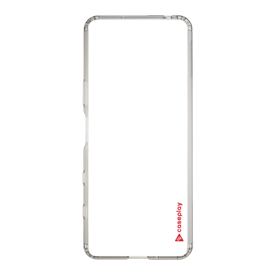 Slim Protection Case［ オリジナル - caseplayロゴ - レッド/B ］