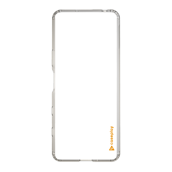 Slim Protection Case［ オリジナル - caseplayロゴ - Orange/B ］