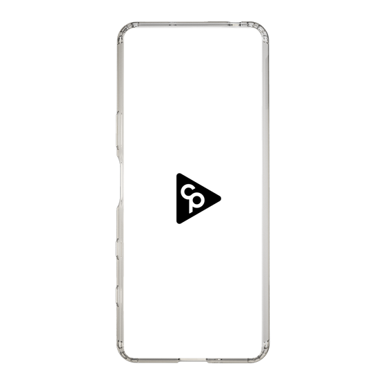 Slim Protection Case［ オリジナル - caseplayロゴ - ブラック/C ］