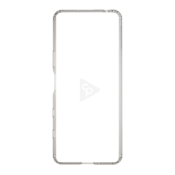 Slim Protection Case［ オリジナル - caseplayロゴ - ホワイト/C ］