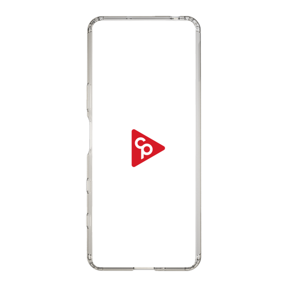 Slim Protection Case［ オリジナル - caseplayロゴ - レッド/C ］