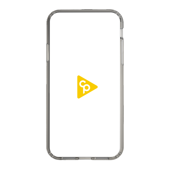 Slim Protection Case［ オリジナル - caseplayロゴ - イエロー/C ］