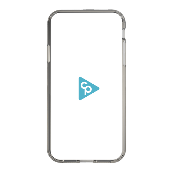 Slim Protection Case［ オリジナル - caseplayロゴ - ライトブルー/C ］