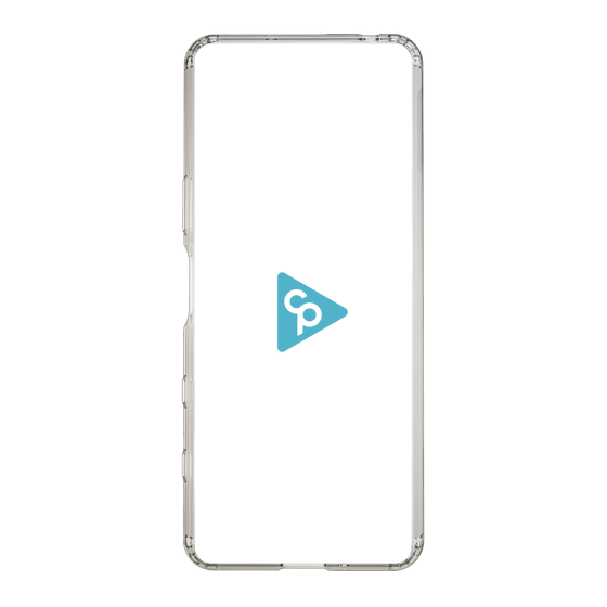 Slim Protection Case［ オリジナル - caseplayロゴ - ライトブルー/C ］